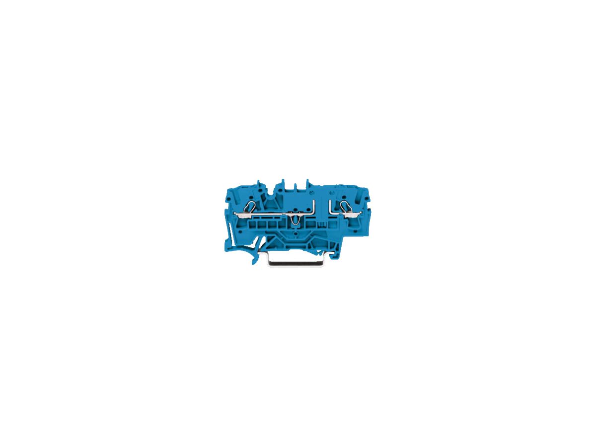 Trennmessklemme WAGO TOPJOB-S 2L 2.5mm² blau konturengleich