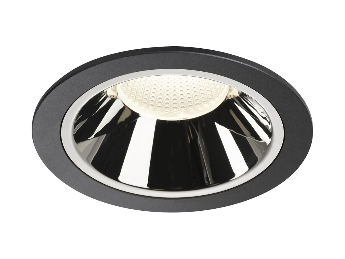 LED-Downlight SLV NUMINOS XL 37.4W 3750lm 4000K 40° DIM Ø160×108mm sz/Cr