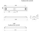 LED-Deckenleuchte FlexBlend StandAlone SM340C 36S/940 SRD PCS U4 L120 weiss