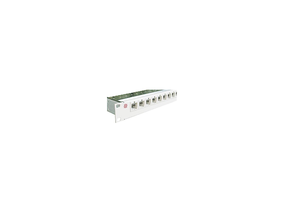 Verteilerplatte 19" ITT RJ45 1HE 16 Buchten