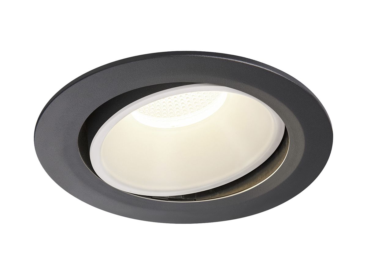 LED-Downlight SLV NUMINOS MOVE XL 37.4W 3800lm 4000K 40° DIM Ø190×118mm sz/ws