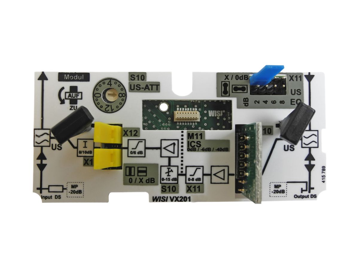 Rückwegmodul WISI VX201 65MHz zu HA-Verstärker BK