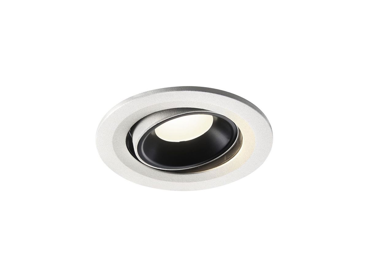 EB-LED-Downlight SLV NUMINOS MOVE S, 8.6W 250mA 730lm 4000K 55° ws/sz