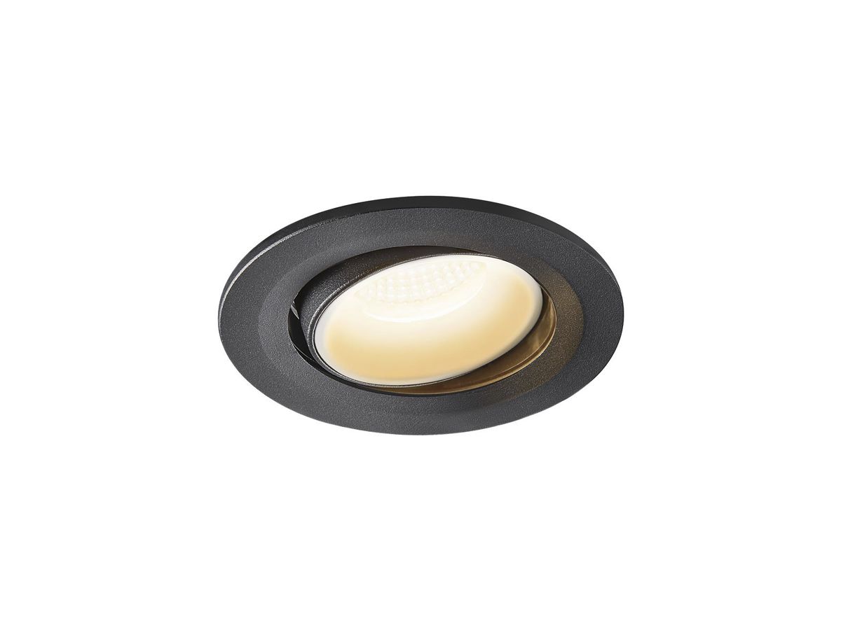 EB-LED-Downlight SLV NUMINOS MOVE S, 8.6W 250mA 730lm 3000K 40° sz/ws