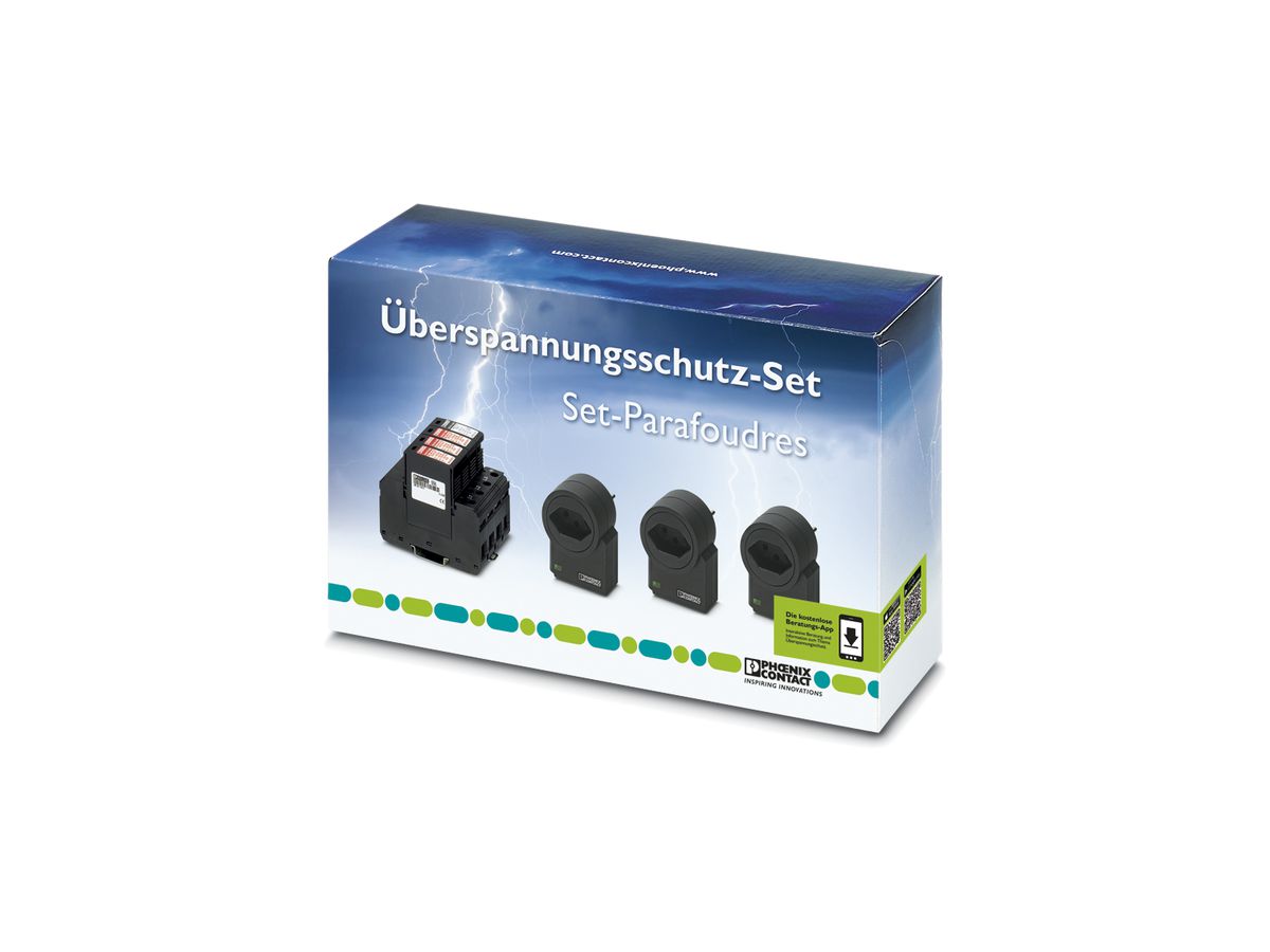 Überspannungsschutz-Set GEB-SET-T1/T2-MNT-CH