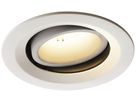 LED-Downlight SLV NUMINOS MOVE M 17.5W 1600lm 3000K 40° DIM Ø135×81mm ws/ws