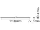 LED-Leuchteinsatz LEDVANCE TRUSYS FLEX OP 35W 5800lm 865 1.5m weiss 90°