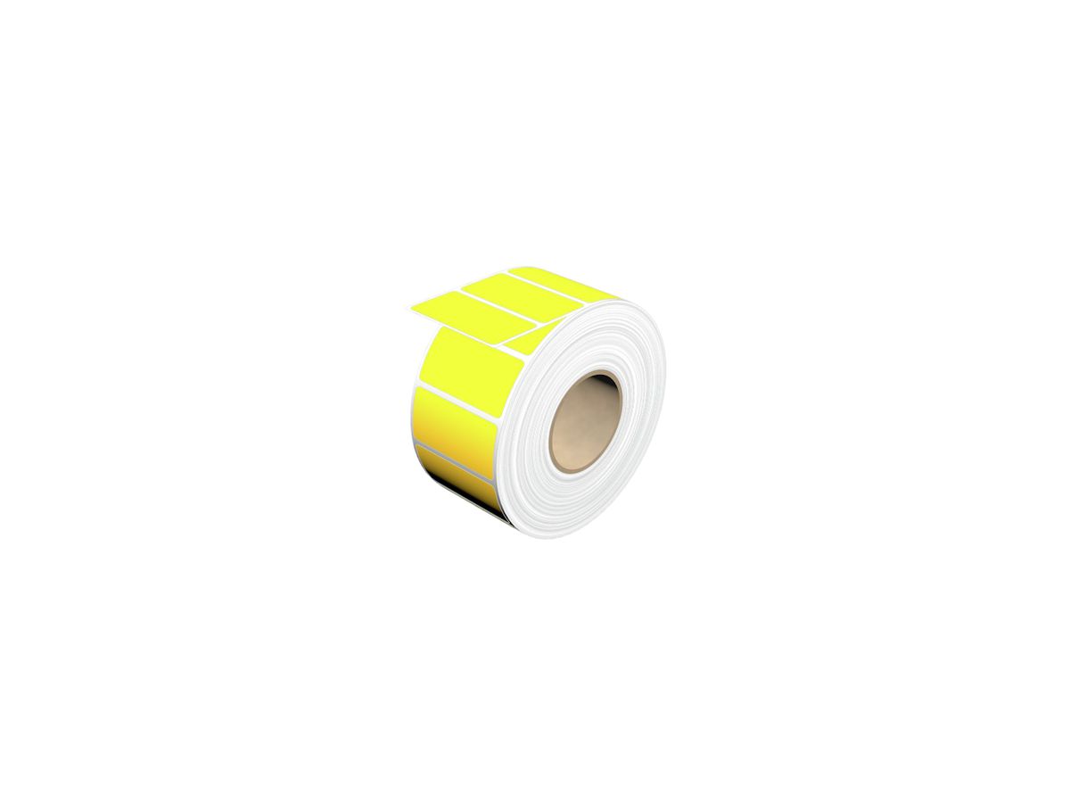 Etikette Weidmüller THM MT30X selbstklebend 45×23mm Polyester gelb