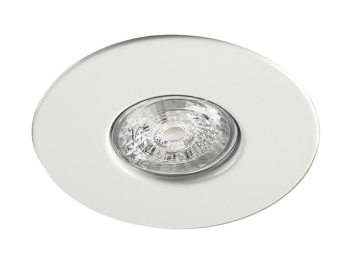 EB-LED-Leuchte Universal Disc GU10, 230V, ohne Leuchtmittel, weiss