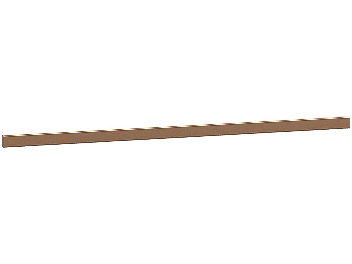 Sammelschiene Hager uniway, Kupfer blank, 5×2mm, Länge 2m