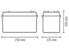 Notleuchte ESYLUX SLB EL LED Flat 8h, weiss