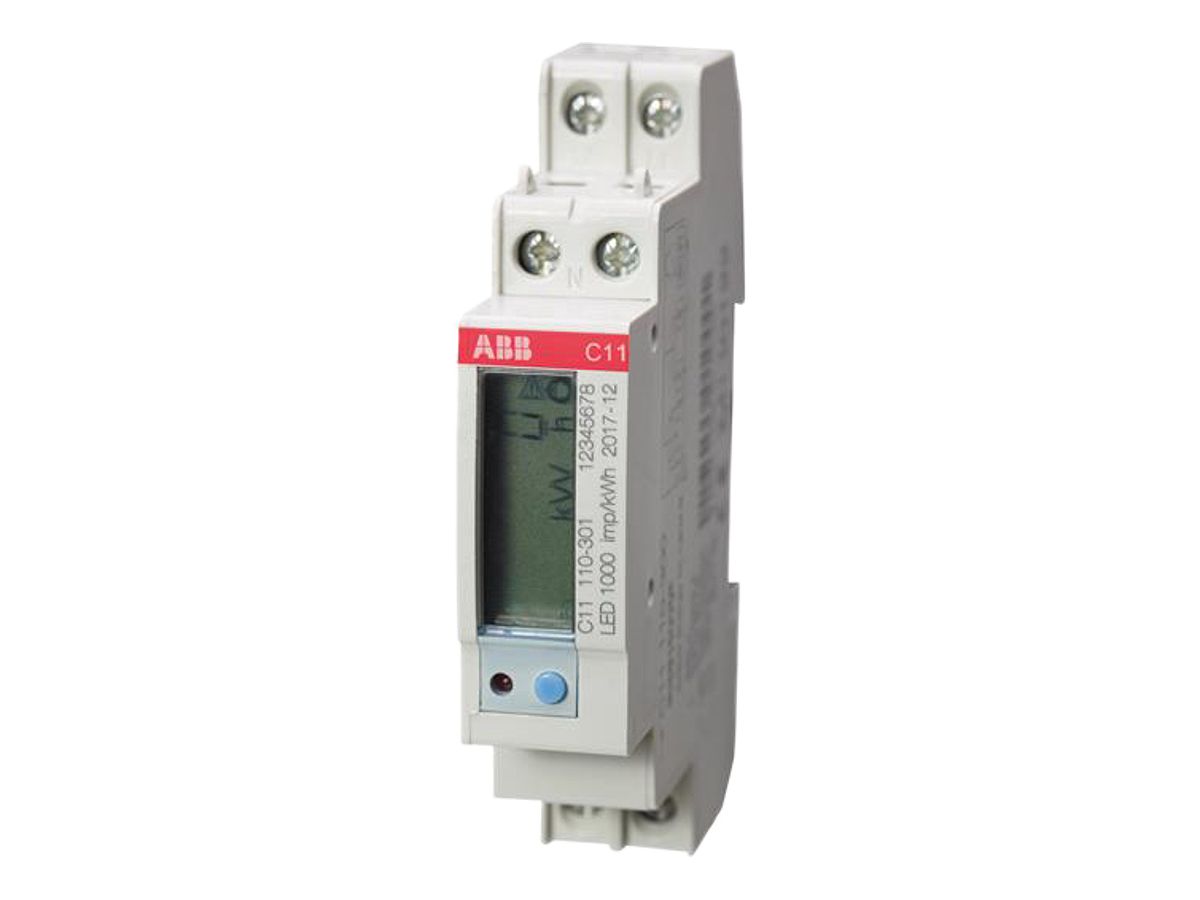 REG-Energiezähler ABB C11 110-301 IEC, 1-phasig