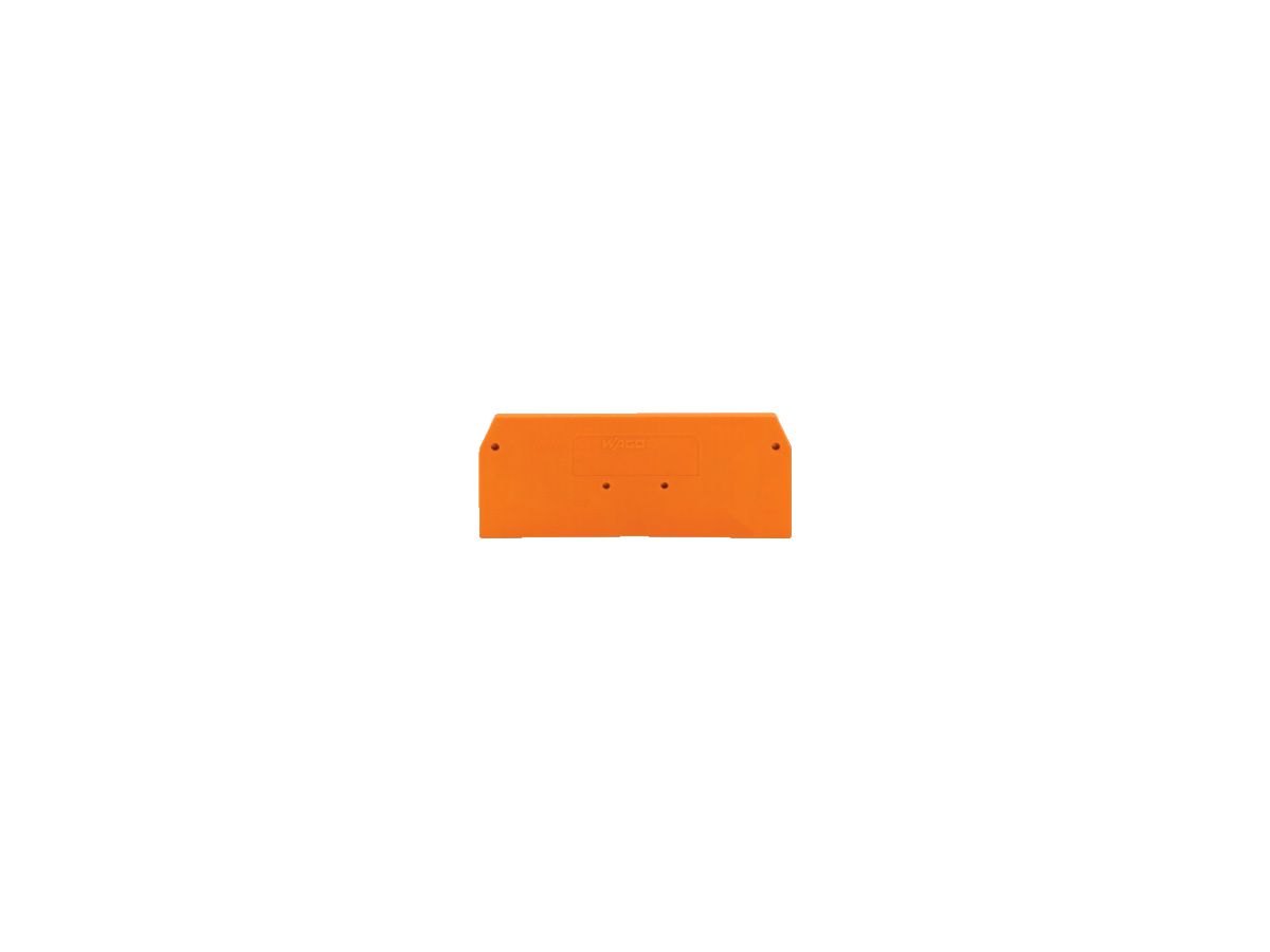 Abschlusswand WAGO 4mm² orange