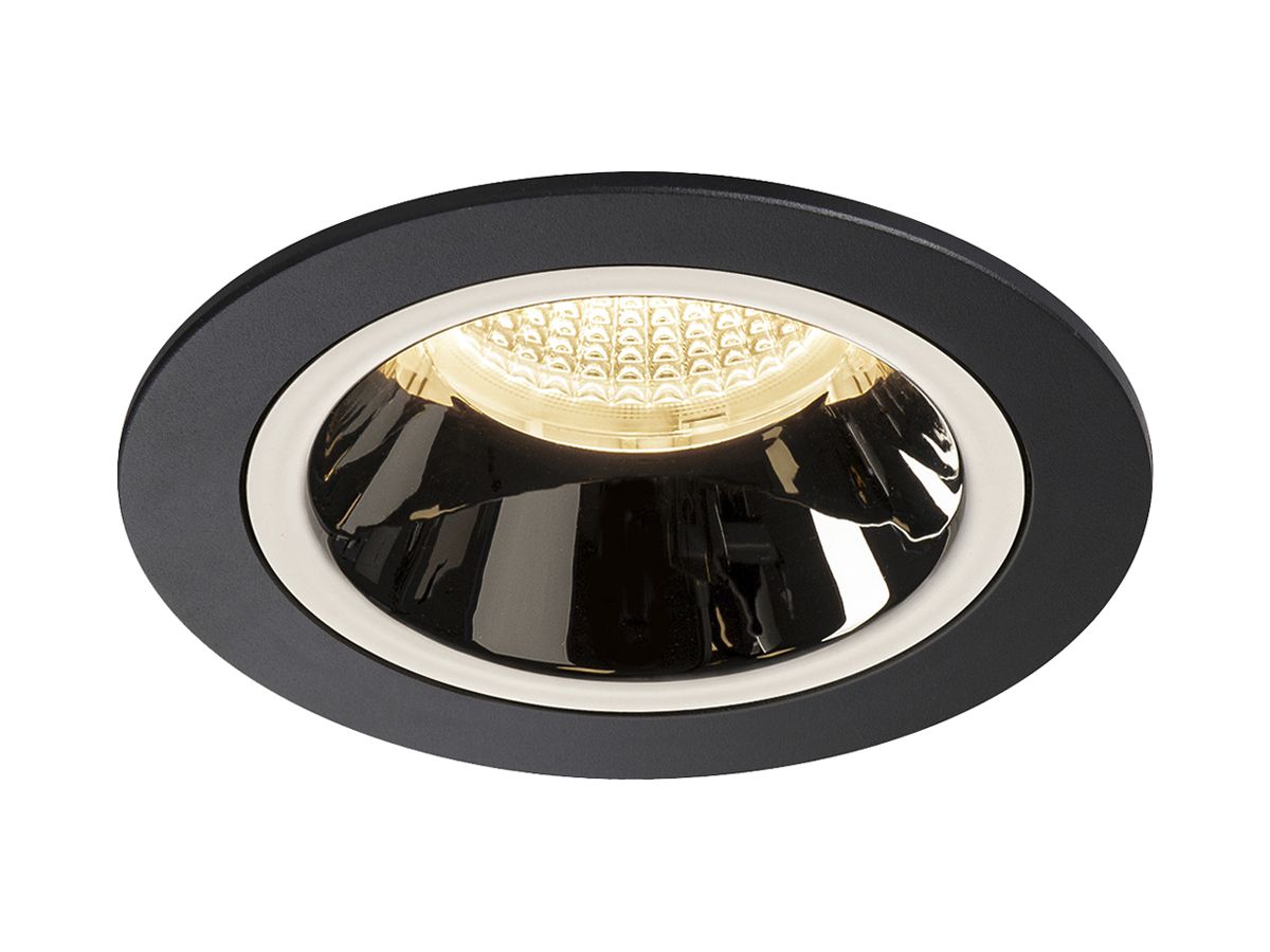 LED-Downlight SLV NUMINOS M 17.5W 1550lm 3000K 55° DIM Ø105×68mm sz/Cr