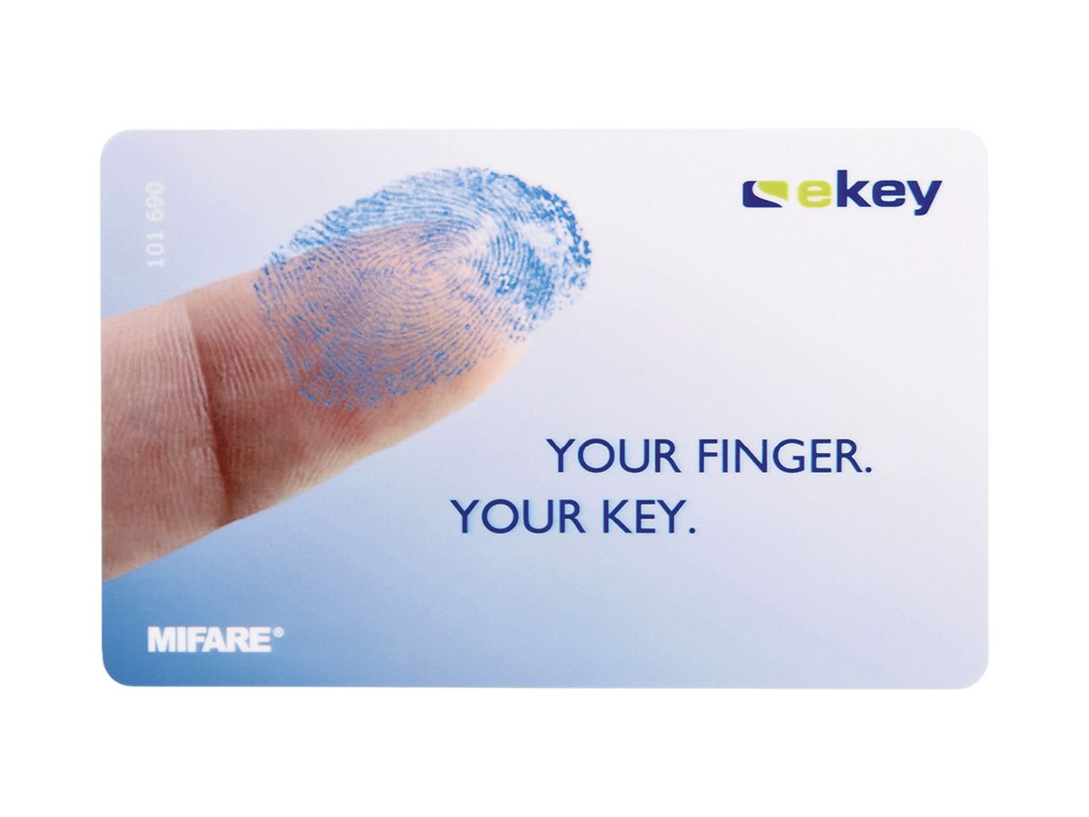 RFID-Karte Hager ekey RFID Mifare 2k logo