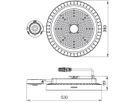 LED-Hallenstrahler CoreLine BY122X 133W 20000lm 4000K IP65 VWB DIM grau