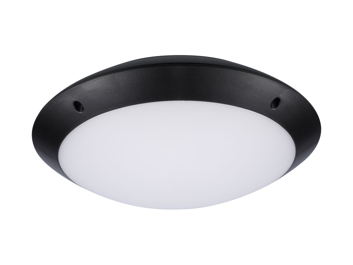 LED-Decken-/Wandleu.START Surface Ø350mm 14W 1450lm 830 IP66 DALI f.Notlicht sz