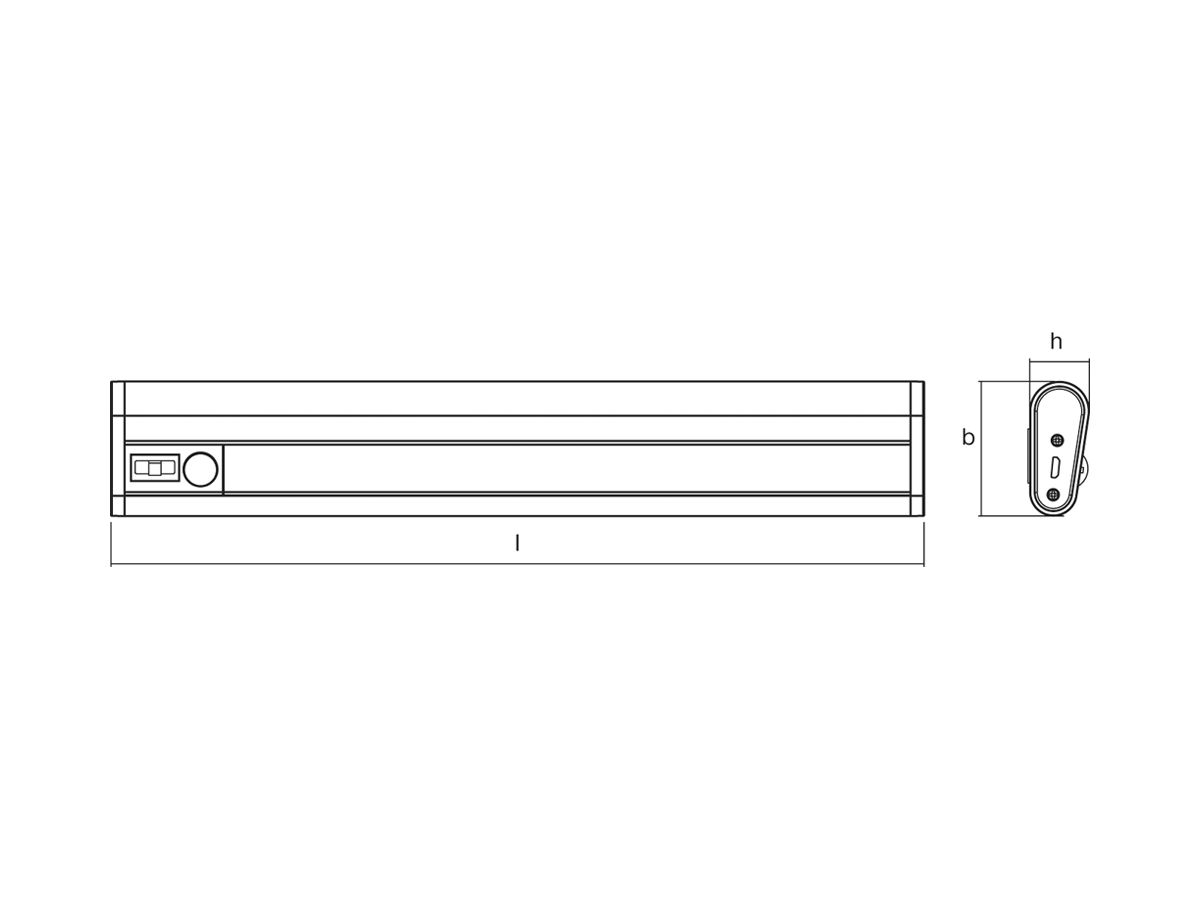 LED-Lichtleiste LDV Linear LED Mobile USB 300, PIR