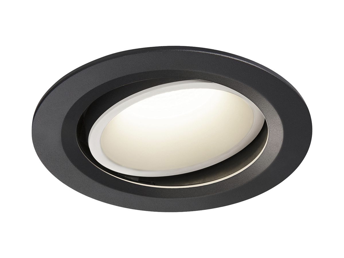 LED-Downlight SLV NUMINOS MOVE L 25.4W 2450lm 4000K 40° DIM Ø160×86mm sz/ws