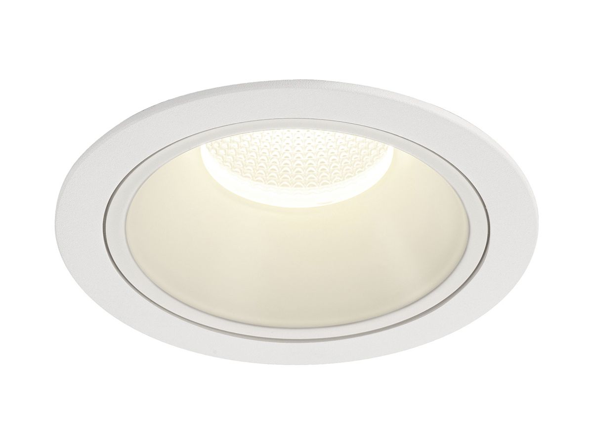 LED-Downlight SLV NUMINOS XL 37.4W 3800lm 4000K 40° DIM Ø160×108mm ws/ws