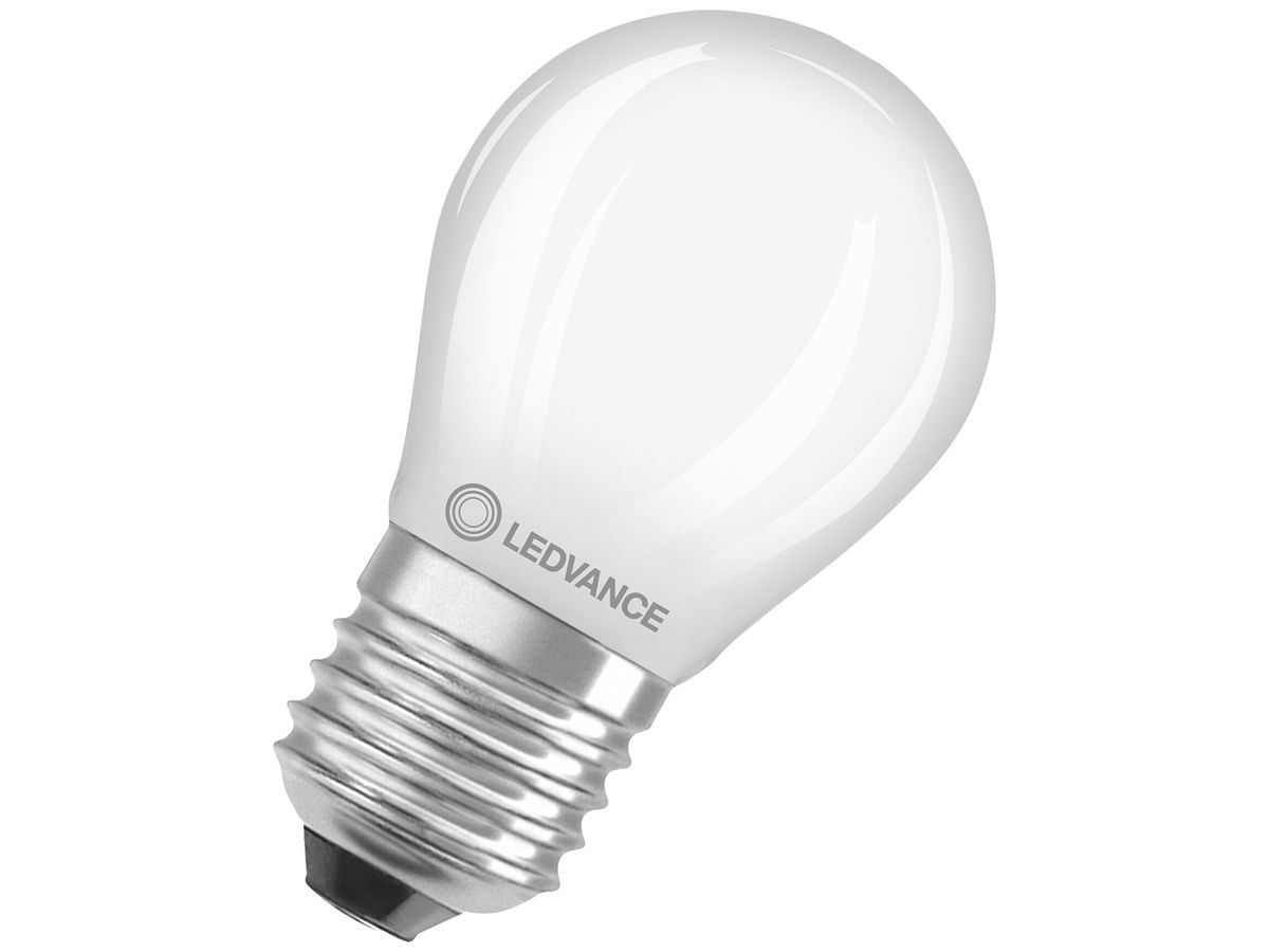 LED-Lampe LEDVANCE CLAS P E27 2.8W 250lm 2700K DIM Ø45×77mm mattiert