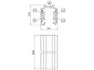 AP-Stromschiene Sylvania OneTrack 250…440V 3-Ph Aluminium 3000mm weiss