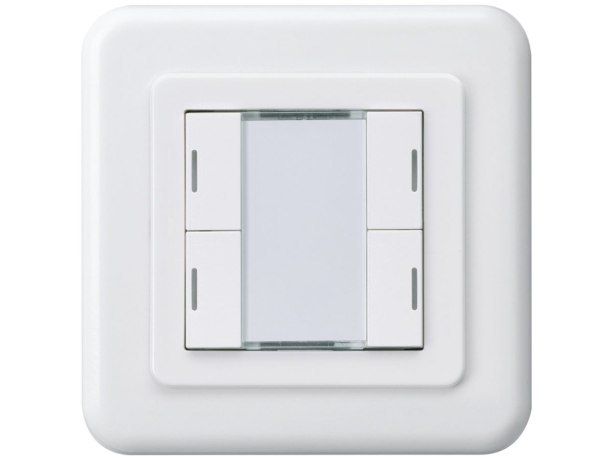 UP-Taster Hager basico C KNX 4-fach LED weiss