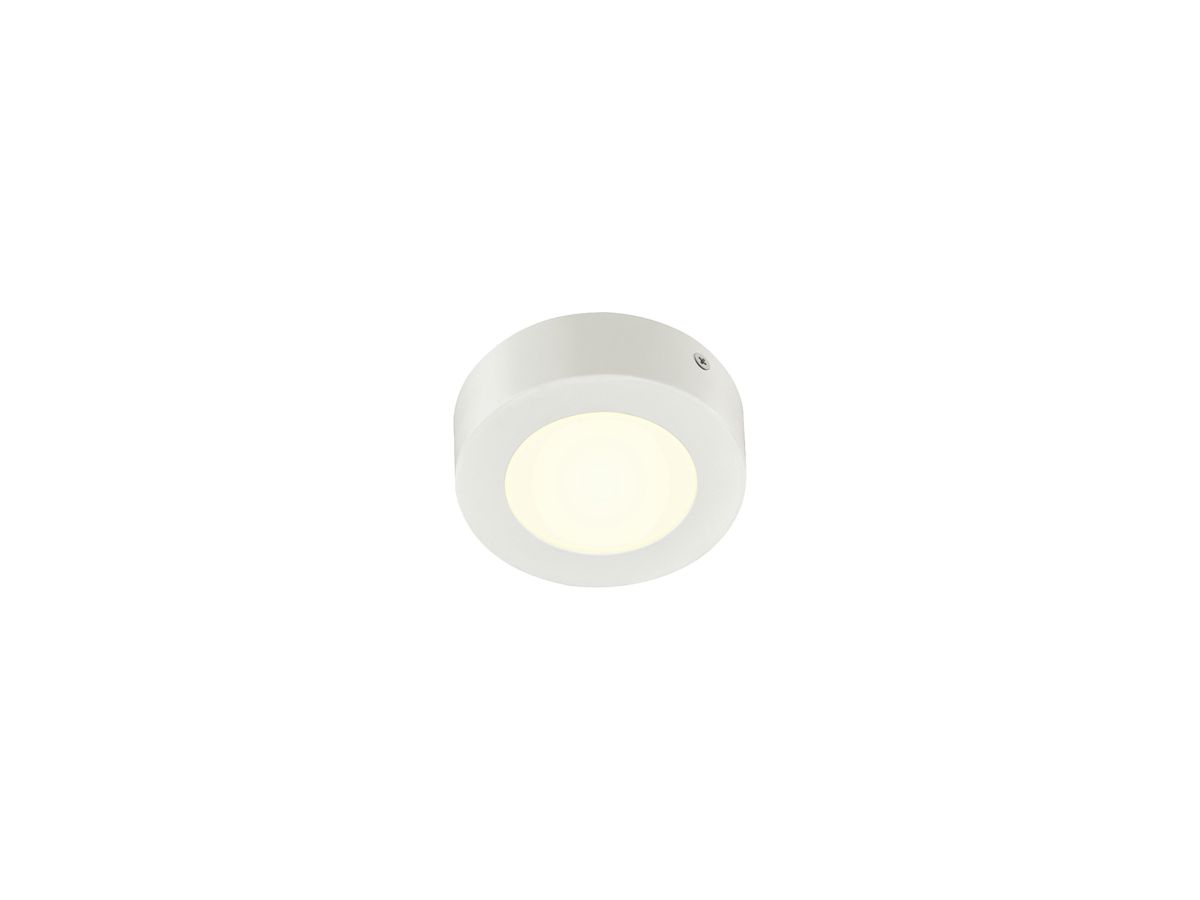 LED-Decken-/Wandleuchte SLV SENSER 12 ROUND 8.2W 470lm 4000K DIM weiss