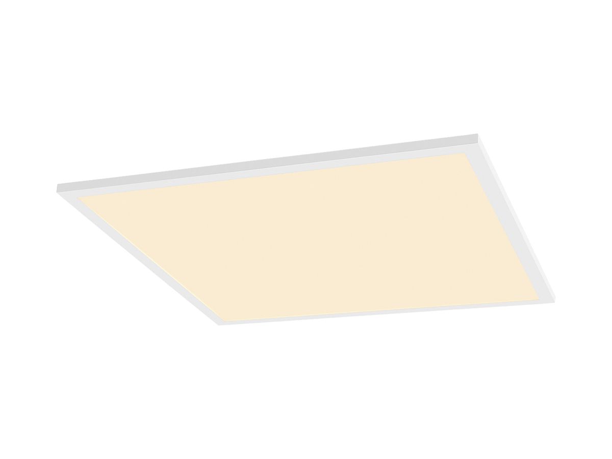 LED-Panelleuchte SLV PANEL 600 34W 4300lm 830/840 IP40 595×595mm weiss