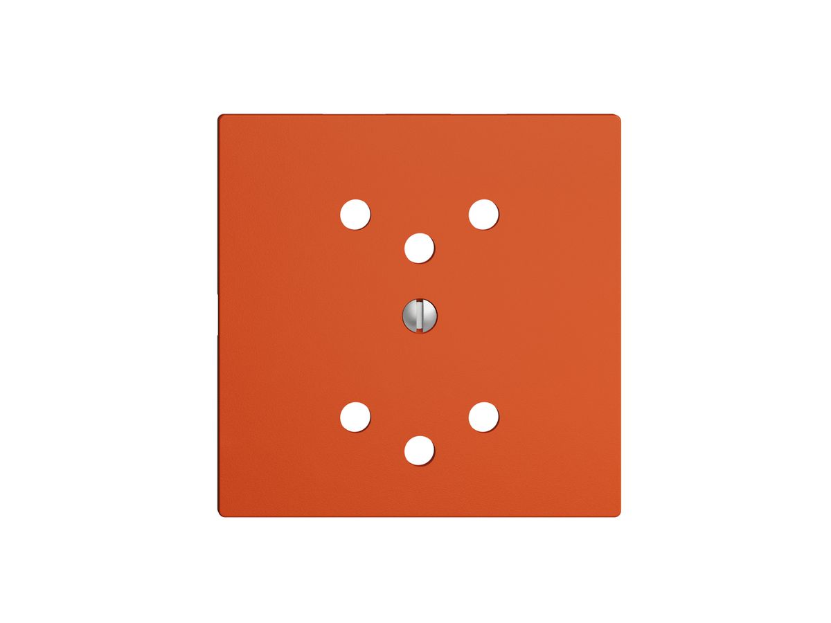 Frontplatte EDIZIOdue 2×T12 orange mit Shutter