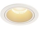 LED-Downlight SLV NUMINOS L 25.4W 2300lm 3000K 40° DIM Ø130×85mm ws/ws