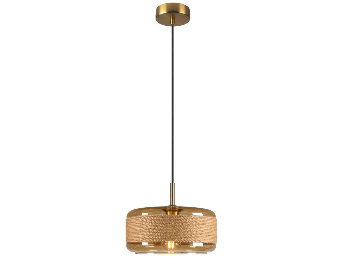 Pendelleuchte SLV PANTILO E27 1×0…15W Ø270mm Gold