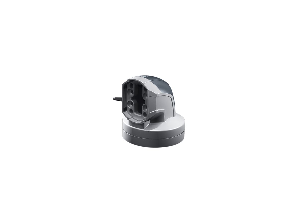 Winkelstück Rittal CP 6206.380 für CP60 Ø130mm Aluminium