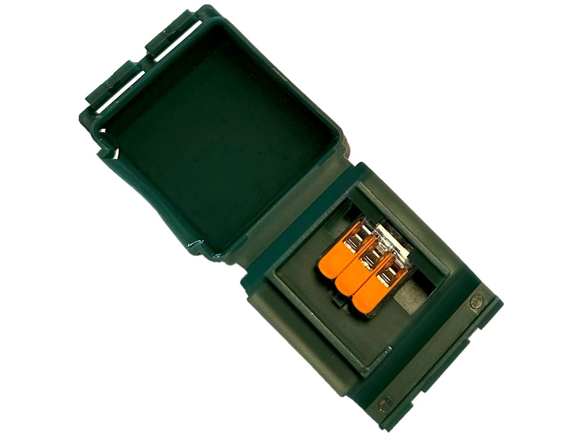 Verbindungsmuffe SUPERBLOCK 3W mit Gel 3×4mm² 32A 57×47×26mm IPX8 sz