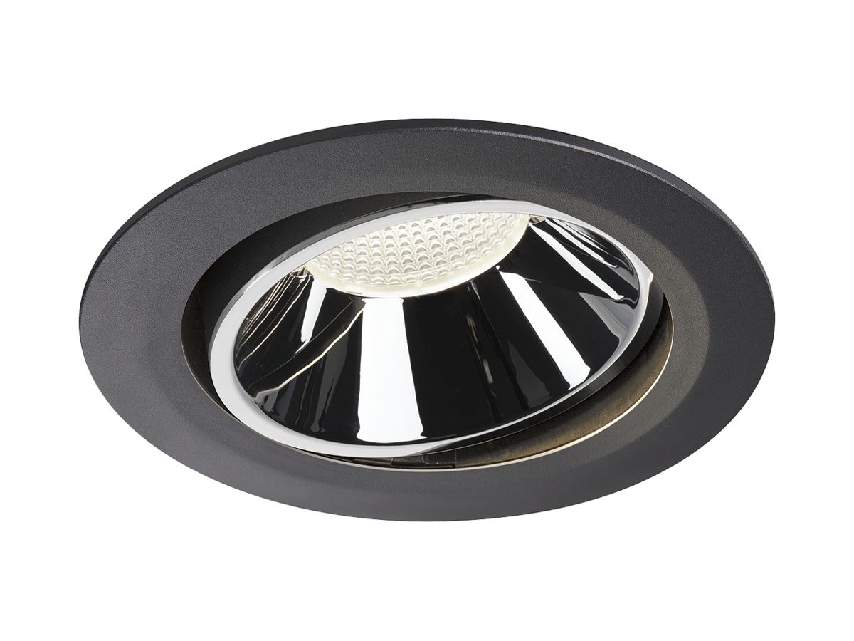 LED-Downlight SLV NUMINOS MOVE XL 37.4W 3750lm 4000K 20° DIM Ø190×118mm sz/Cr