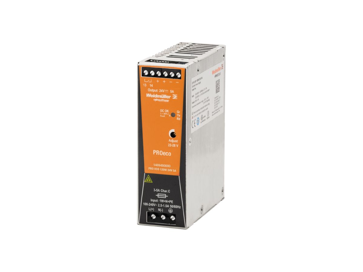 Schaltnetzgerät Weidmüller Connect Power PRO ECO 120W 12V 10A