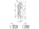 Vorlasttüröffner BSW B5010-TL, 24VDC, stromlos geschlossen, Radiusfalle, Top