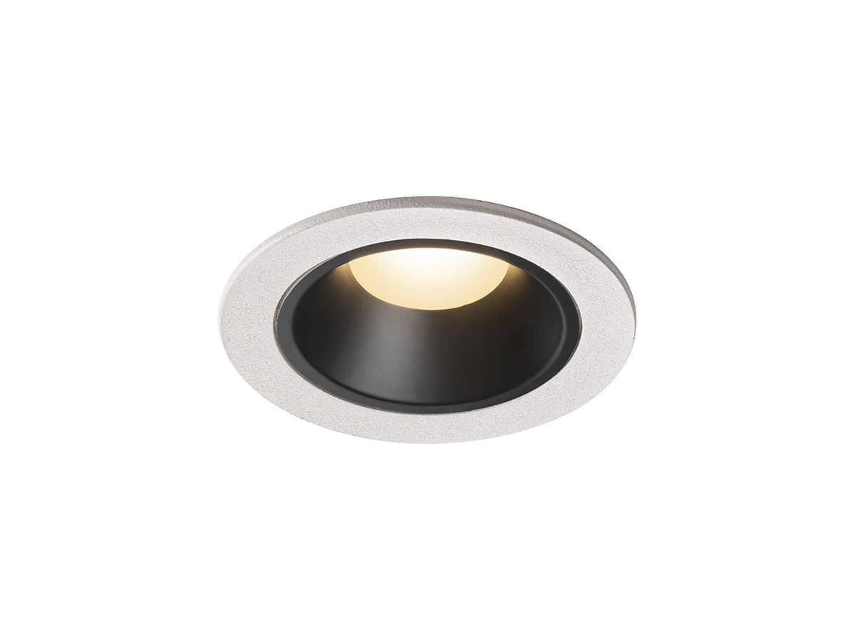 LED-Downlight SLV NUMINOS S 8.6W 690lm 3000K 20° DIM Ø80×52mm ws/sz