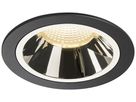 LED-Downlight SLV NUMINOS L 25.4W 2200lm 3000K 55° DIM Ø130×85mm sz/Cr