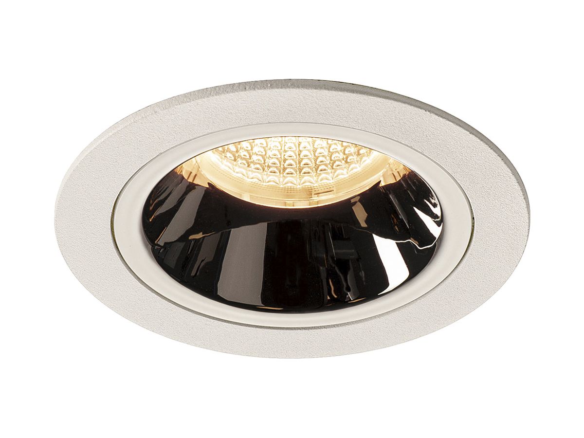 LED-Downlight SLV NUMINOS M 17.5W 1550lm 2700K 20° DIM Ø105×68mm ws/Cr