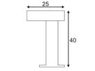 Stehleuchte SLV RUSTY PATHLIGHT, GX53 9W IP44 Eisen gerostet