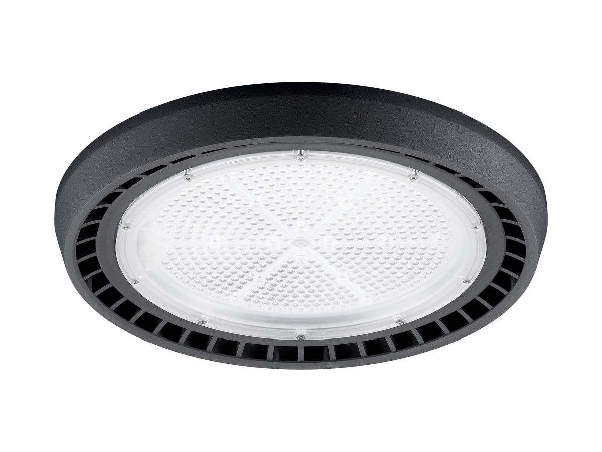 LED-Pendelleuchte Start Highbay 200W, 840, 26000lm, 60°, IP65, 1…10V, schwarz