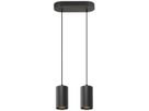 Pendelleuchte SLV ASTO TUBE GU10 2×10W direkt Ø70×125mm schwarz