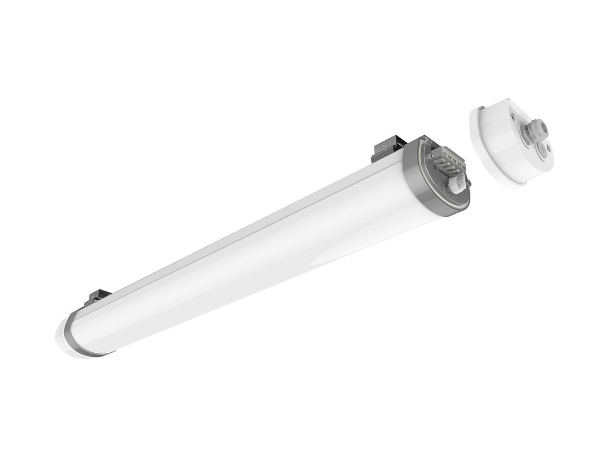 LED-Hallenflächenleuchte DOTLUX HALLprotect, 145W, 5000K, 1500×109×84mm, IP65