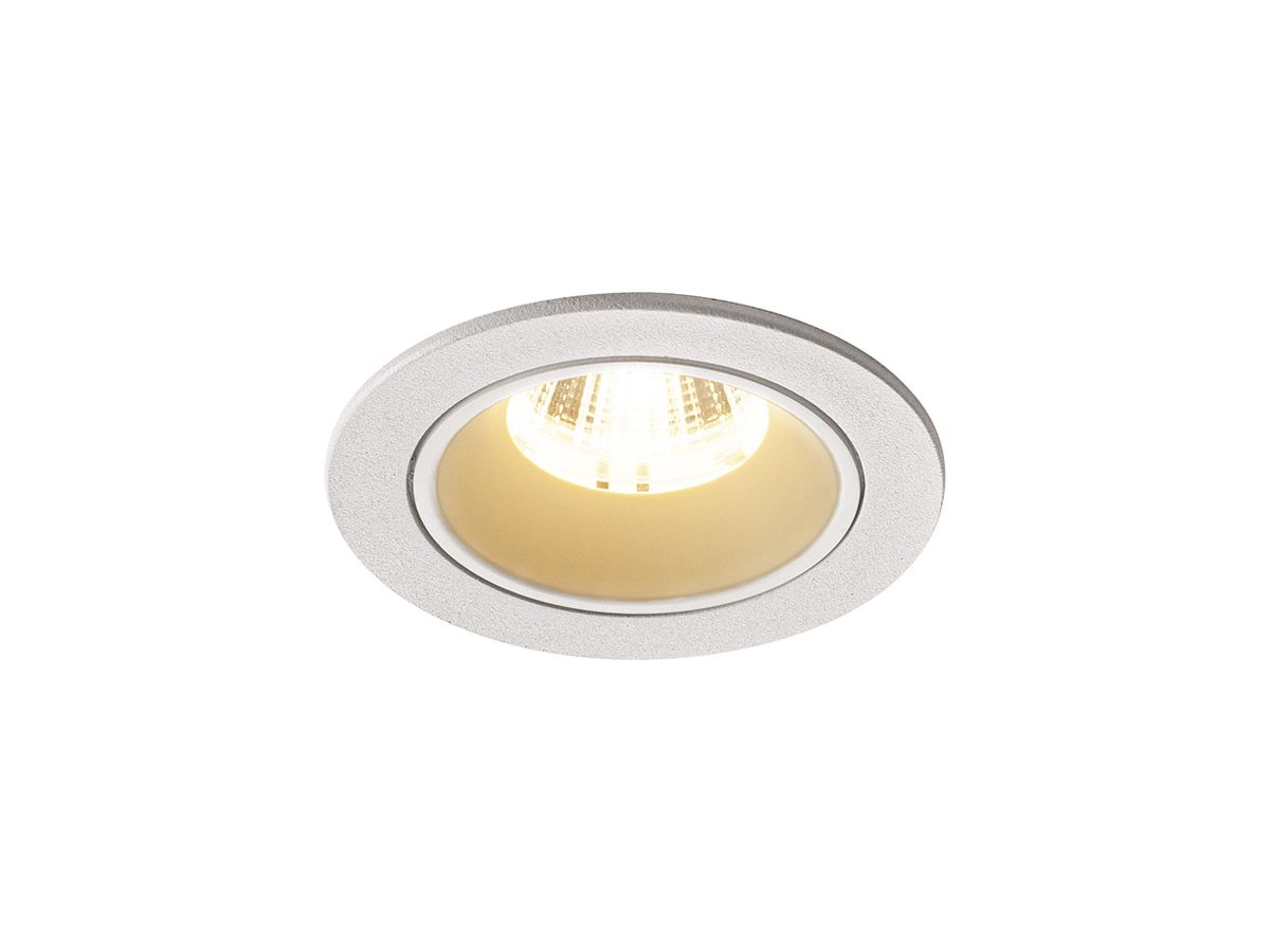 LED-Downlight SLV NUMINOS S 8.6W 730lm 3000K 40° DIM Ø80×52mm ws/ws