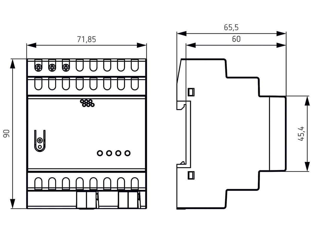 REG-Spannungsversorgung Theben PS 640mA T KNX