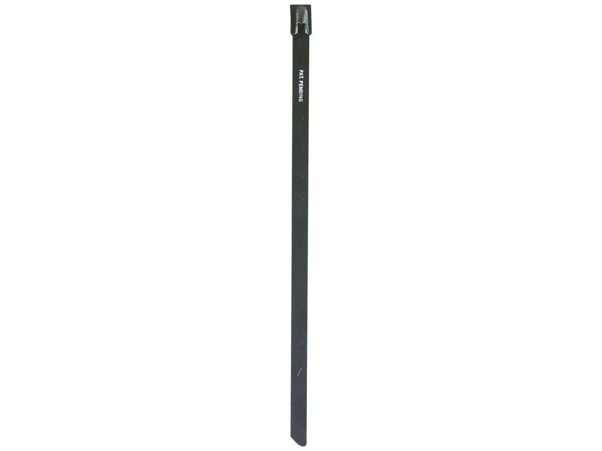 Kabelbinder CIMCO aus Edelstahl AiSi 316 7.9×290mm max.Ø75mm 1200N schwarz