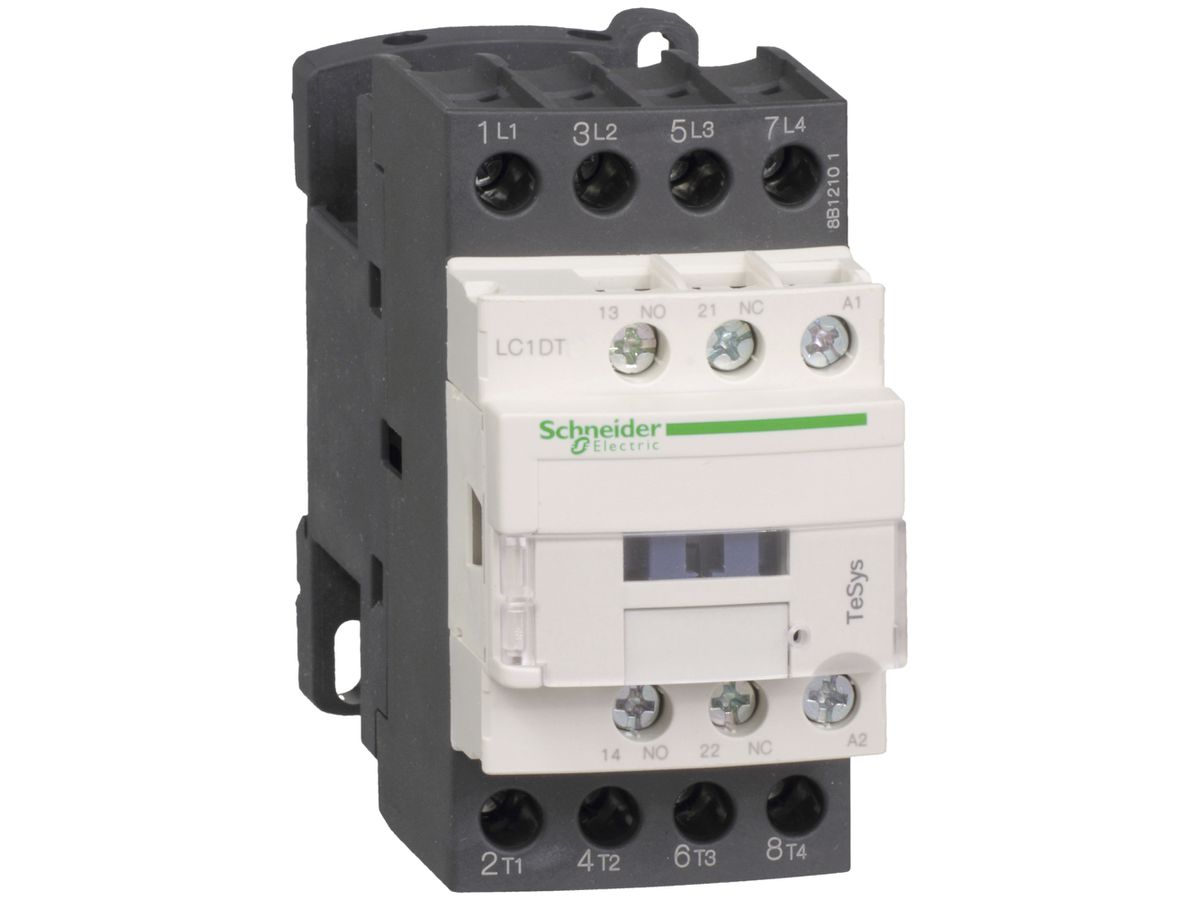 Schütz Schneider Electric LC1-DT 4L 400VAC 40A