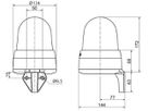 LED-Sirene WERMA 432 115…230VAC gelb