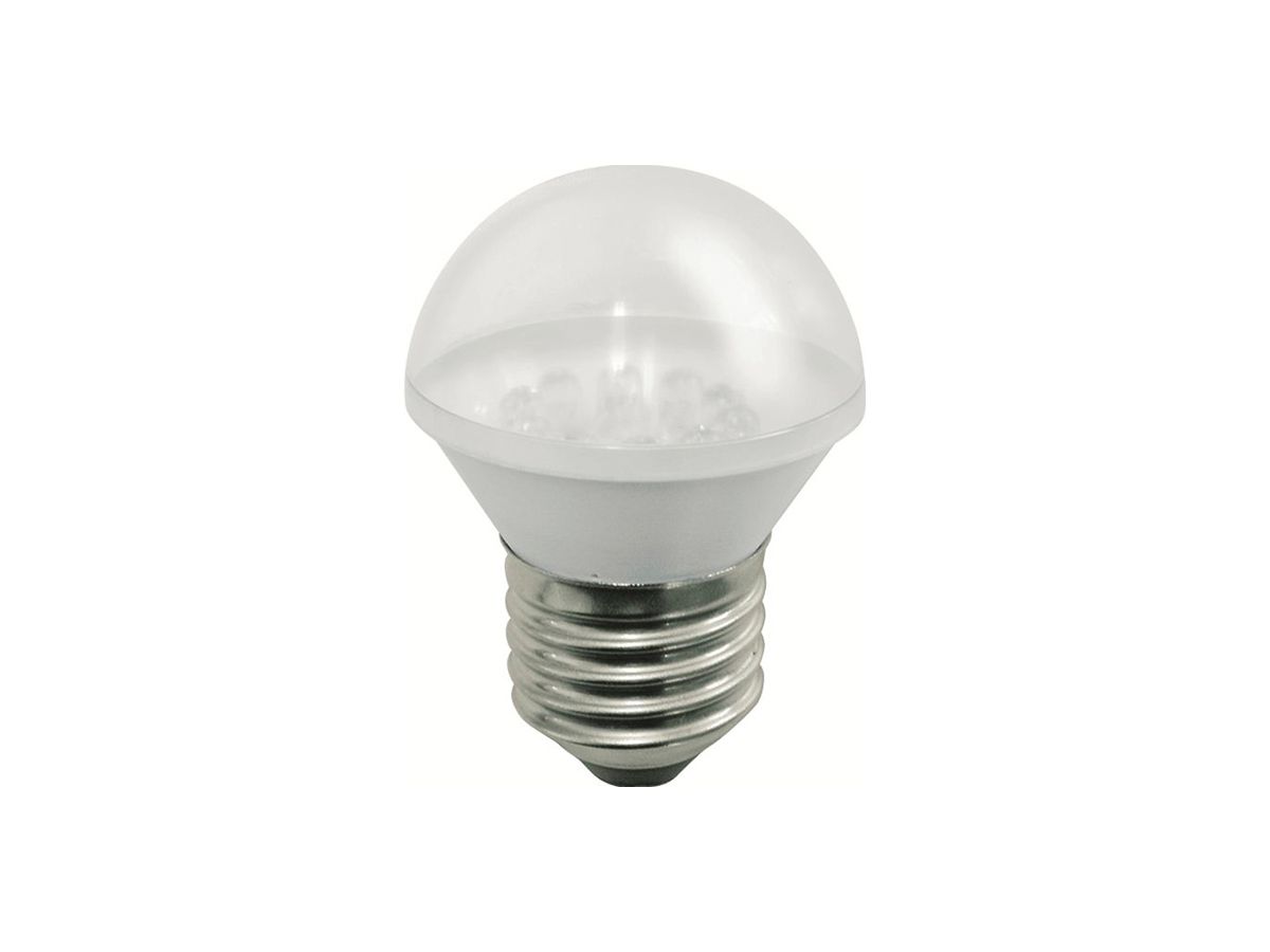 LED-Lampe E27 230VAC Ø45×65mm, gelb